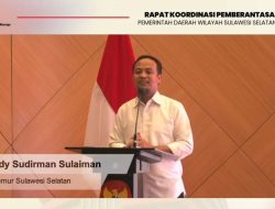 Transformasi Digital dan Efisiensi ASN, Gubernur Sulsel Jadi Sorotan dalam Rakor Pemberantasan Korupsi