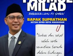 DPRD Makassar Ucapkan Selamat Ulang Tahun ke-46 untuk Ketua DPRD Supratman