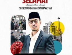 Dispar Ucapkan Selamat Atas Pelantikan Andi Zulkifly Nanda sebagai Sekda Makassar