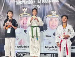 Pelajar UPT SPF SMPN 22 Makassar Raih Juara 1 di Ajang Kejuaraan Taekwondo “Wali Kota Cup” 2025