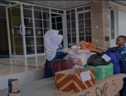 OSIS SMPN 5 Makassar Gelar Program Bansos untuk Panti Asuhan