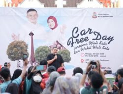 Kepsek dan Guru UPT SPF SDI Cambaya 2 Tallo Ikut Meriahkan CFD Perdana Pasca Lebaran di Makassar