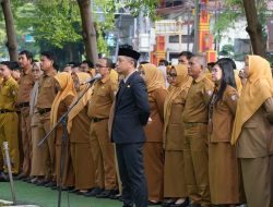 Camat Ujung Tanah Amanda Syahwaldi Pimpin Apel Harganas ke-32 di Balai Kota Makassar