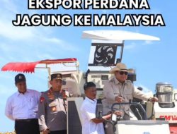 Presiden Prabowo dan Mentan Amran Sulaiman Lepas Ekspor Jagung Perdana ke Malaysia