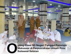 Outing Class UPT SPF SDN Tanggul Patompo 1 Makassar ke Perpustakaan Umum Provinsi Sulsel