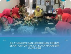 Silaturahmi Forum Sehat Untuk Rakyat dan Dinkes Makassar Bahas Implementasi Program MULIA