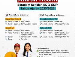 Wali Kota Munafri Pertegas Aturan Seragam: Makassar Siap Sambut Tahun Ajaran Baru