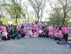 Senam Bersama Tiga Organisasi Perempuan, Melinda Aksa: Perempuan Sehat, Keluarga Lebih Harmonis