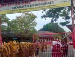 Hari Pertama Penjemputan Siswa Baru, SDN Bulurokeng Makassar Buka MPLS dengan Penuh Kehangatan