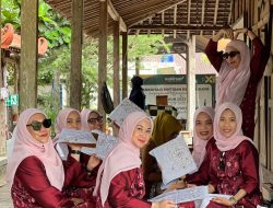 Komitmen Majukan Sektor Kerajinan UMKM, Melinda Aksa Kunjungi Kampung Batik Giriloyo