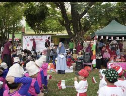 Resmikan Festival Persahabatan, Melinda Aksa Ajak Murid Tanamkan Semangat Nasionalisme Sejak Dini