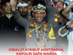 Kapolri Meriahkan Karnaval Kemerdekaan HUT RI Ke-80 dengan Balutan Adat Papua