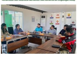 Kelola Limbah Dengan Baik, PT. Mitra Hijau Asia di Sambangi KLKH