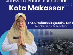 Dinkes Makassar Umumkan Jam Pelayanan Kembali Normal, Warga Diminta Jaga Kesehatan