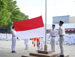 Upacara HUT ke-80 RI di SMPN 24 Makassar, Momentum Perkuat Nasionalisme Pelajar