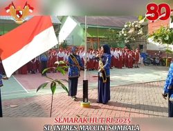 SDI Maccini Sombala Meriahkan HUT ke-80 RI dengan Upacara Bendera dan Aneka Lomba