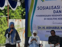 Dinkes Makassar & DPR RI Gelar Sosialisasi GERMAS dan Layanan Kesehatan Gratis
