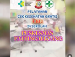 Puskesmas Pattingalloang Gelar Program Cek Kesehatan Gratis untuk Siswa Sekolah