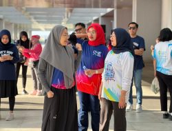 Hadiri Senam Jantung Sehat, Melinda Aksa Gaungkan Hidup Sehat Untuk Masa Depan Keluarga