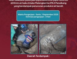 PDAM Makassar Lakukan Perbaikan Pipa Transmisi, Produksi Air Bersih Terganggu Selama 3 Hari