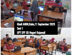 SD Negeri Rajawali Makassar Gelar Gladi ANBK 2025, Siswa Kelas V Antusias Ikuti Kegiatan