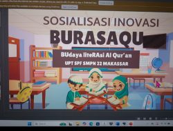 SMPN 22 Makassar Luncurkan Inovasi BURASAQU, Mencetak Generasi Berakhlak Mulia