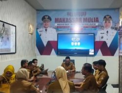 Camat Mariso Gelar Rapat Koordinasi dan Evaluasi Bersama Lurah Se-Kecamatan Mariso