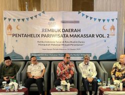 Dispar Makassar Dorong Sinergi Pentahelix untuk Kembangkan Muslim Friendly Tourism