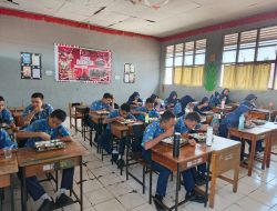Hari Pertama Pelaksanaan MBG di SMPN 4 Makassar Disambut Meriah