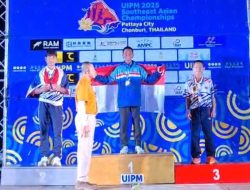 Pelajar SMPN 1 Makassar Raih Medali Emas di Kejuaraan Southeast Asian Championship Thailand