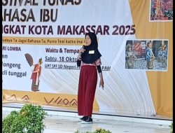 Murid SDN Beroanging Makassar Raih Juara 3 di Festival Tunas Bahasa Ibu Tingkat Kota Makassar