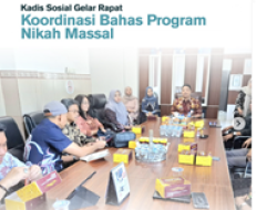 Dinas Sosial Kota Makassar Matangkan Program Nikah Massal Lewat Rapat Koordinasi Bersama Instansi Terkait