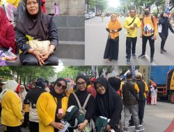 SDN Kalukuang 1 Makassar Ikut Jalan Sehat HUT ke-418 Kota Makassar di Anjungan Pantai Losari