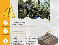 PDAM Makassar Umumkan Pekerjaan Koneksi Pipa: Berikut Wilayah yang Terdampak