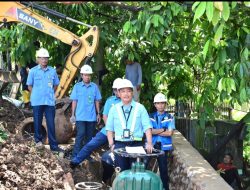 Plt Dirut PDAM Makassar Tinjau Koneksi Pipa PLTU Tello Demi Peningkatan Layanan Air Bersih