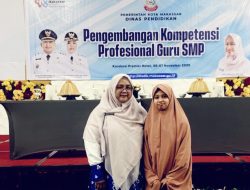Dua Guru SMPN 46 Makassar Ikuti Kegiatan Pengembangan Kompetensi Profesional di Karebosi Premier Hotel