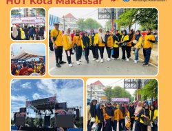 Keluarga Besar SDN Lanto Dg. Pasewang Meriahkan Jalan Santai HUT ke-418 Kota Makassar