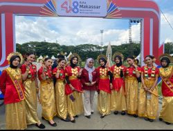 Pelajar SMPN 24 Tampilkan Semangat Budaya di Upacara HUT ke-418 Kota Makassar