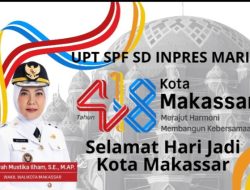 Kepala SDI Mariso 2 dan Jajaran Meriahkan Jalan Sehat HUT ke-418 Kota Makassar