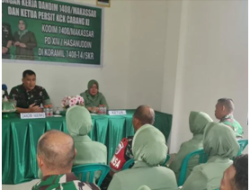 Dandim 1408/Makassar Tanamkan Nilai Disiplin dan Keteladanan kepada Prajurit Koramil Sangkarrang