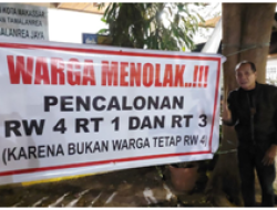 Warga RT 01/RW 04 Tamalanrea Jaya Ajukan Petisi Tolak Calon RT dan Dukung Pjs Jadi Ketua Definitif