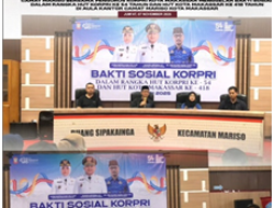 KORPRI Gelar Bakti Sosial di Mariso Peringati HUT KORPRI ke-54 dan HUT Kota Makassar ke-418