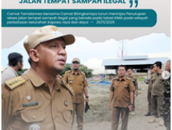 Camat Tamalanrea dan Camat Biringkanaya Tinjau Penutupan Akses Jalan ke Lokasi Pembuangan Sampah Ilegal di KIMA