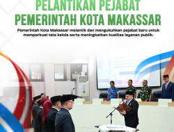 Mahyuddin Hadiri Pengukuhan Pejabat Baru, Wali Kota Makassar Tekankan Integritas dan Good Governance