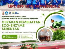 Gerakan Eco-Enzyme Serentak Warnai Kegiatan Lingkungan di SDN Mongisidi 2 Makassar