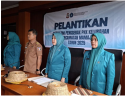 Camat Mamajang Hadiri Pelantikan Ketua TP PKK dan Pengukuhan Bunda PAUD Kelurahan