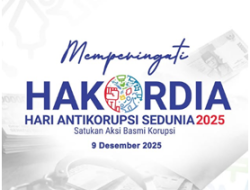 Disperkim Makassar Peringati HAKORDIA 2025, Teguhkan Komitmen Satukan Aksi Basmi Korupsi