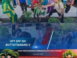 SDI Buttatianang II Makassar Peringati Hari Pencanangan Gerakan Satu Juta Pohon