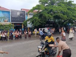 Kolaborasi Siswa dan Guru, SMPN 22 Makassar Tebar Kepedulian Lewat Jumat Berkah