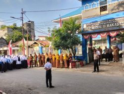 Wakapolsek Bontoala Jadi Pembina Upacara di SMPN 10, Tanamkan Disiplin dan Karakter Pelajar